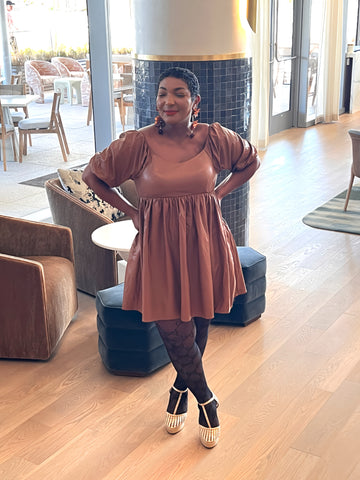 Autumn Charm Mini Dress